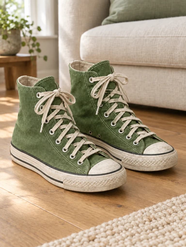 Jena’s green shoes — AI-generated example photo