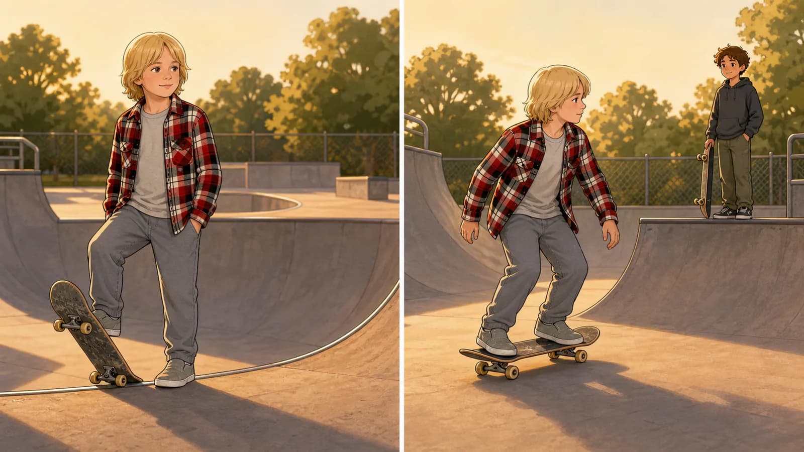 Cover scene for The Question by the Half-Pipe