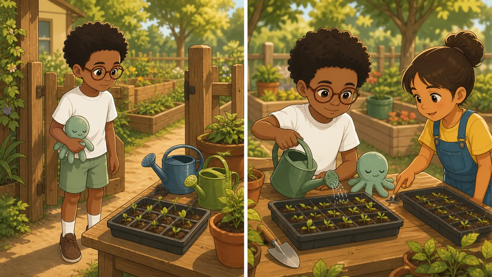 Cover scene for Oscar Goes to the Garden