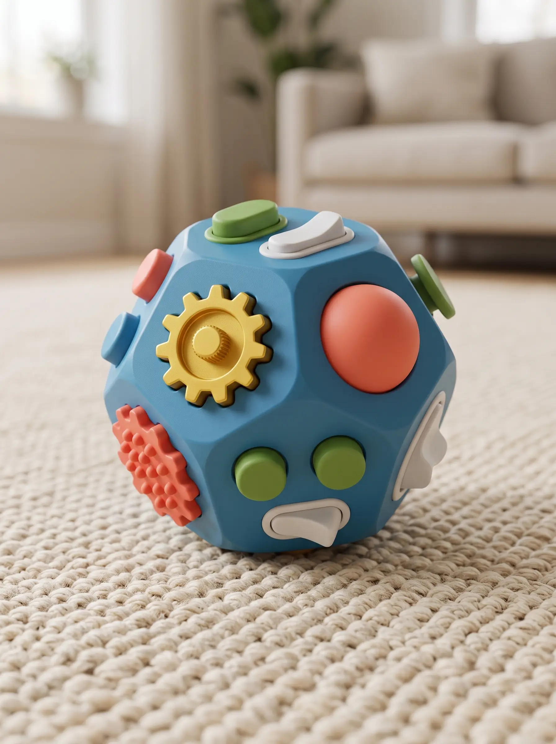 Blue fidget