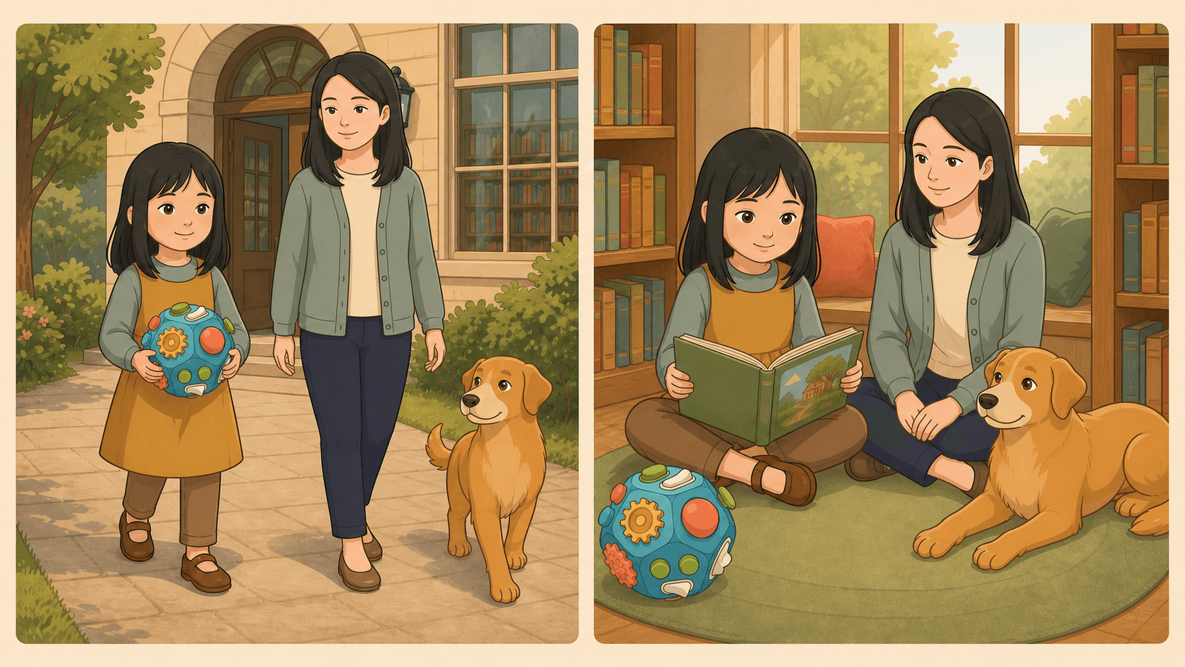 Cover scene for The Window Seat at the Library
